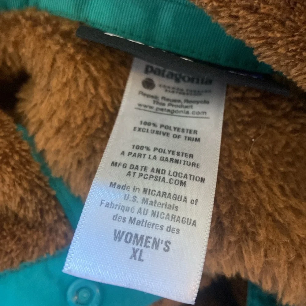 Patagonia Women's Re-Tool Snap-T Pullover Thatcher Brown Dark Walnut Sz XL Women - Picture 4 of 5